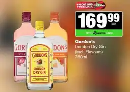 Spar Tops Gordon's London Dry Gin offer