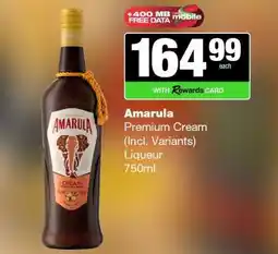 Spar Tops AMARULA offer