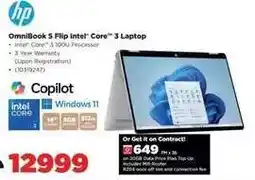 HiFi Corp OmniBook 5 Flip Intel Core 3 Laptop offer