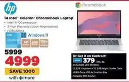 HiFi Corp 14 Intel Celeron Chromebook Laptop offer