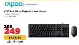 HiFi Corp X130 Pro Wired Keyboard and Mouse offer