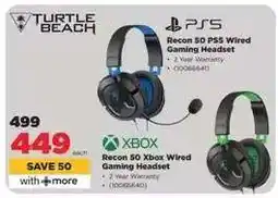 HiFi Corp Turtle Beach Recon 50 PS5 Wired Gaming Headset offer