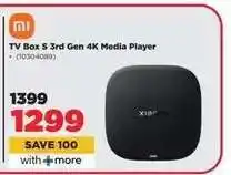 HiFi Corp TV Box S 3rd Gen 4K Media Player offer