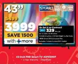 HiFi Corp Samsung 43-inch FHD Smart TV-43F6000F offer