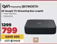 HiFi Corp 4K Google TV Streaming Box-LeapS3 offer