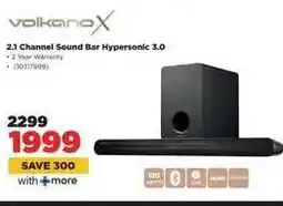 HiFi Corp VolkanoX 2.1 Channel Sound Bar Hypersonic 3.0 offer