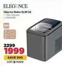 HiFi Corp Elegance 12kg Ice Maker ELIM-22 offer
