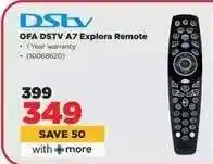 HiFi Corp OFA DSTV A7 Explora Remote offer