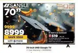 HiFi Corp 70-inch UHD Google TV offer
