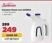 HiFi Corp Sunbeam Garment Steam Iron SGS800 offer