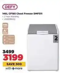 HiFi Corp DEFY 146L CF185 Chest Freezer DMF511 offer