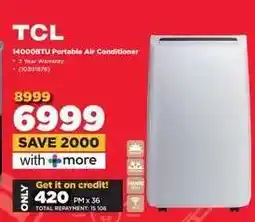 HiFi Corp TCL 14000BTU Portable Air Conditioner offer