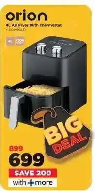 HiFi Corp orion 4L Air Fryer With Thermostat offer