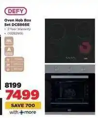 HiFi Corp DEFY Oven Hob Box Set DCB866E offer