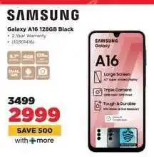 HiFi Corp Samsung Galaxy A16 128GB Black offer