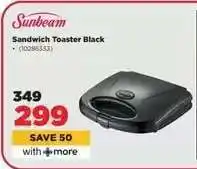 HiFi Corp Sunbeam Sandwich Toaster Black offer