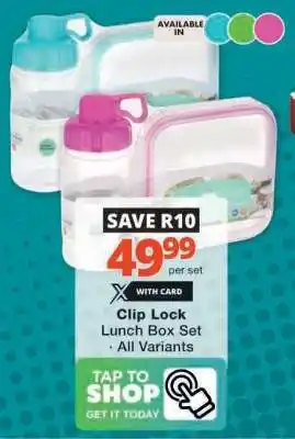 Clip Lock Lunch Box Set