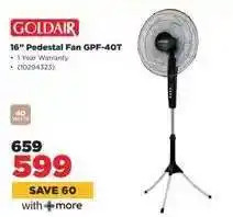 HiFi Corp Goldair 16 Pedestal Fan GPF-40T offer