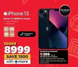 HiFi Corp iPhone 13 128GB Pre Owned offer