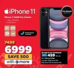 HiFi Corp iPhone 11 64GB Pre Owned offer