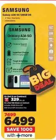 HiFi Corp Samsung Galaxy A36 5G 128GB DS offer