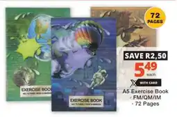 Checkers A5 Exercise Book offer