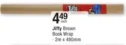 Checkers Jiffy Brown Book Wrap offer