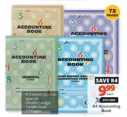 Checkers A4 Accounting Book offer