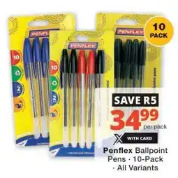 Checkers PENFLEX BALLPOINT PENS offer