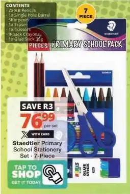 Checkers Staedtler Primary School Stationery Set - 7 Piece offer