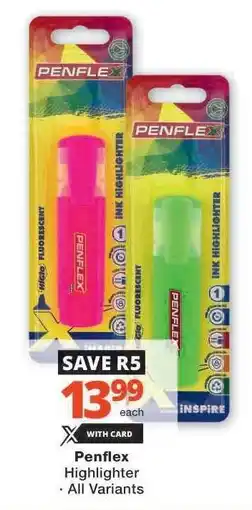 Checkers Penflex Highlighter offer