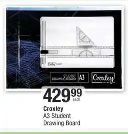 Checkers Croxley A3 Student Drawing Board offer