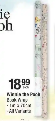 Checkers Winnie the Pooh Book Wrap offer