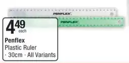 Checkers PENFLEX PLASTIC RULER offer