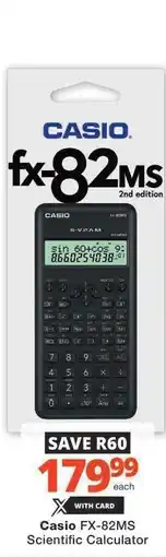 Checkers CASIO FX-82MS SCIENTIFIC CALCULATOR offer