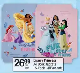 Checkers Disney Princess A4 Book Jackets offer