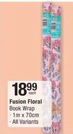 Checkers Fusion Floral Book Wrap offer