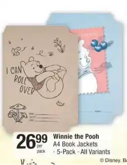 Checkers WINNIE THE POOH A4 BOOK JACKETS offer