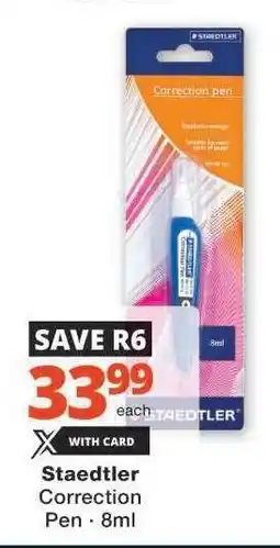 Checkers Staedtler Correction Pen offer