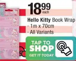Checkers Hello Kitty Book Wrap offer