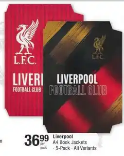 Checkers LIVERPOOL A4 BOOK JACKETS offer