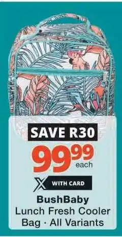 Checkers BushBaby Lunch Fresh Cooler Bag offer