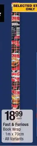 Checkers Fast & Furious Book Wrap offer
