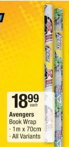 Checkers Avengers Book Wrap offer