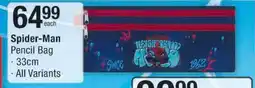 Checkers SPIDER-MAN PENCIL BAG offer
