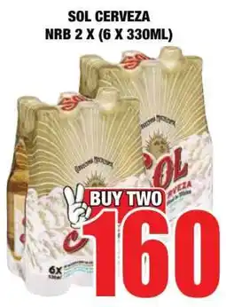 Boxer SOL Cerveza NRB 2 x (6 x 330ml) offer