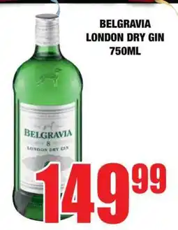 Boxer Belgravia London Dry Gin 750ml offer