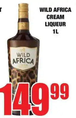 Boxer WILD AFRICA CREAM LIQUEUR 1L offer