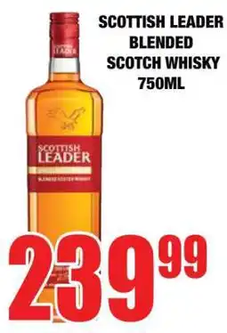 Boxer SCOTTISH LEADER BLENDED SCOTCH WHISKY 750ML offer