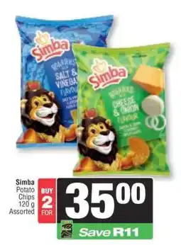 Spar SIMBA POTATO CHIPS offer